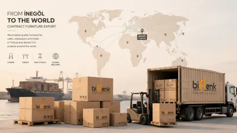 Contract Furniture from Türkiye to the World: Manufacturing for Cafes, Restaurants and Hotels